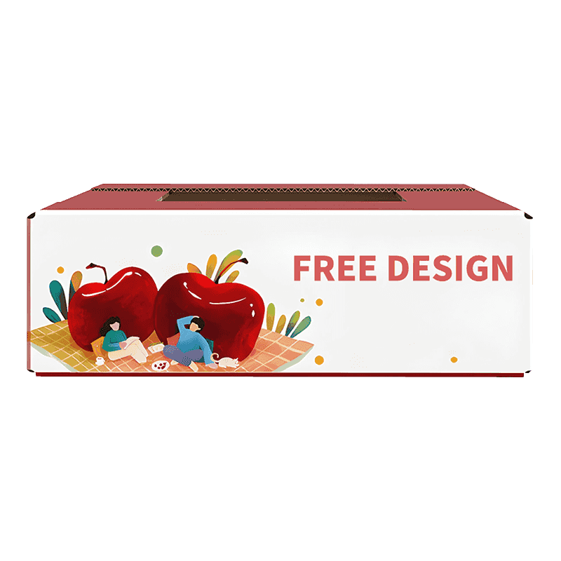Cajas de embalaje de Manzana corrugadas